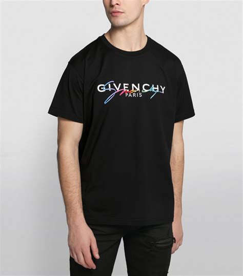 givenchy 19ss shirt rainbow|Givenchy Paris Rainbow Signature Logo T.